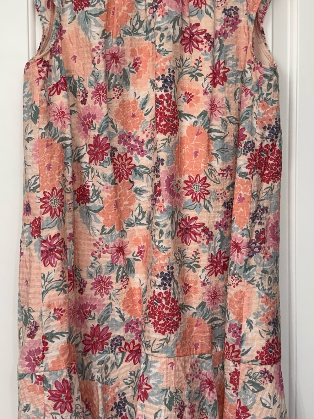 LOFT Sleeveless Floral Dress